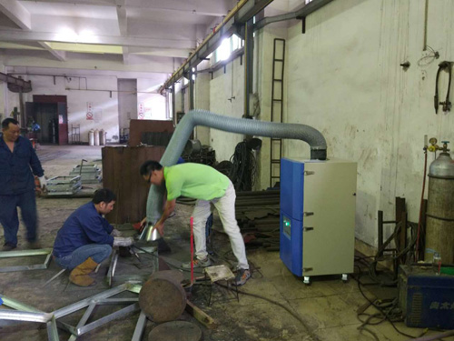 移動式焊接麻豆视频一区二区客戶現場實驗圖